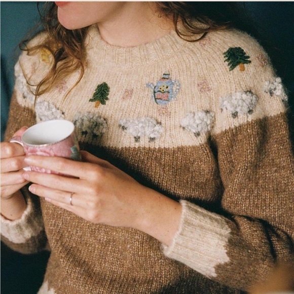 Christy Dawn Sweaters - EUC Christy Dawn Ilara Sweater in Winter Flock size S